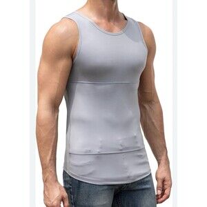 Men's Compression Tank - Slimming Body Shaper - Size 4 XL
